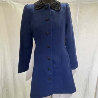 Review Size 10 Winter Coat Navy Blue 