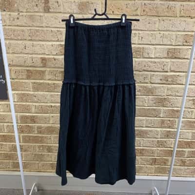 Piper Womens wild escape black skirt Size 8 