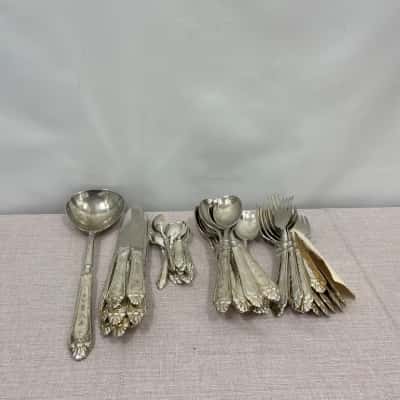 Silver plated Cutlery Set 46 pieces