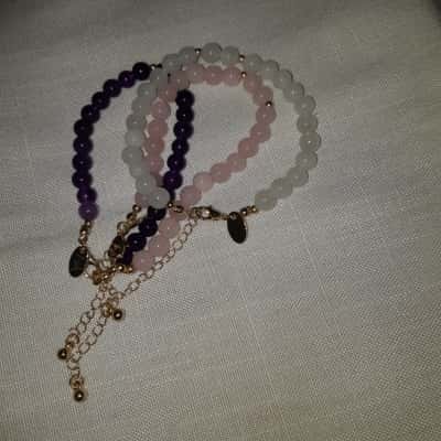 3 Stone Bracelets