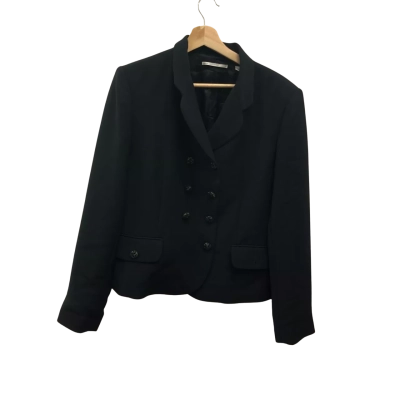 Jane Lamerton Womens  Size 14 Blazer Black  AS IS *see Description*