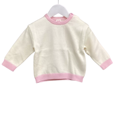 NEW - Seed Heritage Kids Jumpers Cream / Pink  