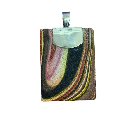 925 rough solodite pendant 