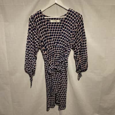  Womens  Size S Maxi Dress Navy Blue 