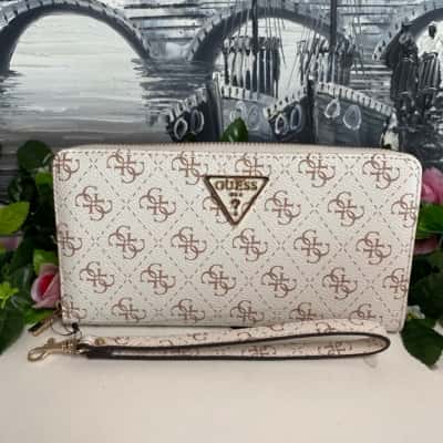 Guess cream and beige purse New