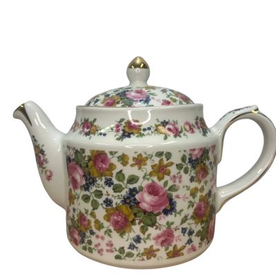 Vintage Sadler Olde Chintz England Fine China Teapot 