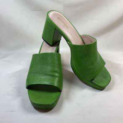 Gorman penny mule sandals Womens  Size 40 Green 