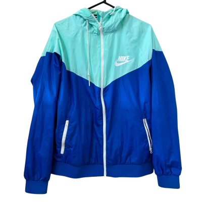 Nike Mens  Size L Hood Jacket Blue / Turquoise 
