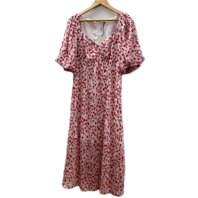 Tussah Womens  Size 12 Midi Dress Floral / Pink  / Red 