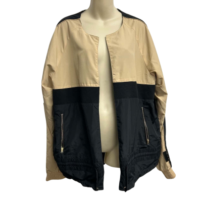 P.E Nation Womens Size L Beige/Black Jacket