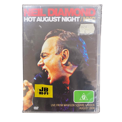 Neil Diamond Hot August Night / NYC DVD (Sealed)