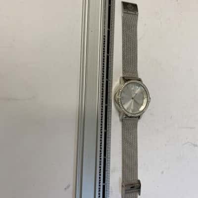 Womens Timothy Stone Indio Silver-Tone Watch