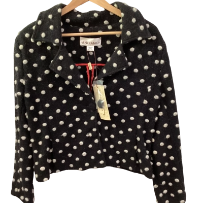 Andiamo Wool Felted Polka Dot Jacket