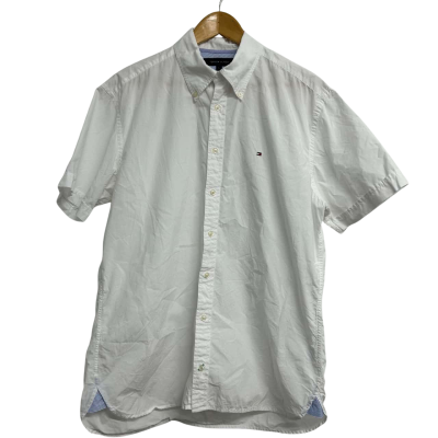 Tommy Hilfiger Mens Size L White Button Up Shirt