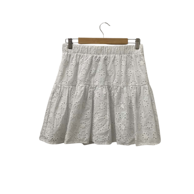 French Connection Womens  Size 10 Midi Skirt White 