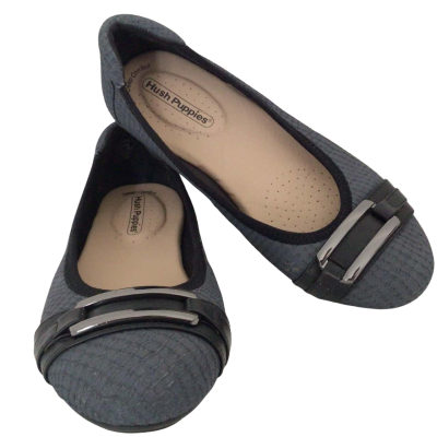 NWOT Hush Puppies Womens  Size 6 Flats Black  
