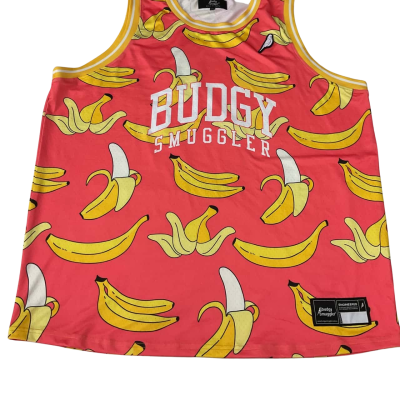 Budgy Smuggler Banana Basketball Singlet New Size XXL
