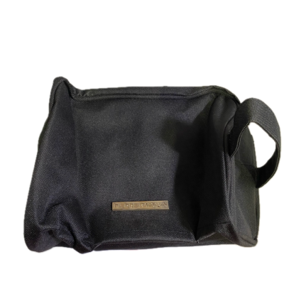 Pierre Balmain Mens Wash Bag Black Canvas