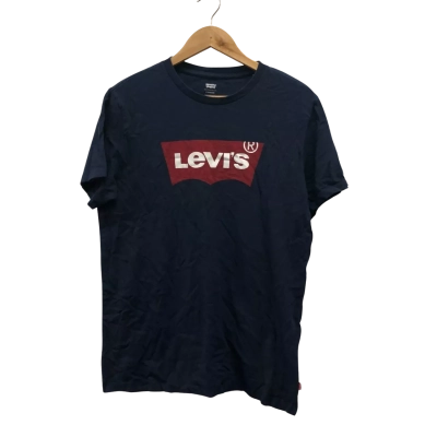 Levis Mens  Size M Short Sleeve T-shirt Navy Blue 