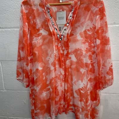 Capture Womens  Size 14 summer top