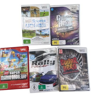 Bundle of Wii Games set of 5 
