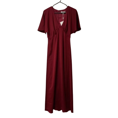Review Size 10 ‘Montreal’ Maxi Dress Red 