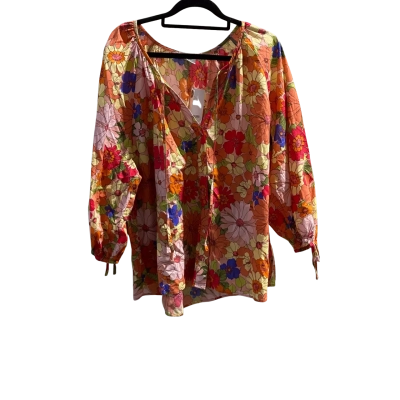Sussan Womens  Size 18 Blouse Floral RRP $89.95