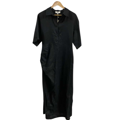  Womens  Size L Sneaky Link Lefka Midi Dress Black  