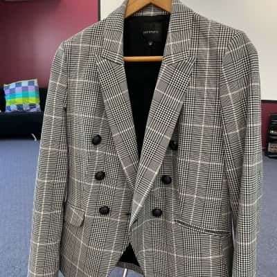 Millers Womens  Size 12 Black  / Checked / White suit jacket and dress