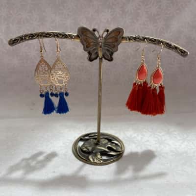  Women’s Super Pretty Tassel Drop Earring Combo