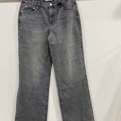 Glassons Womens  Size 10 Low Rise Jeans / Straight Leg Jeans Grey 