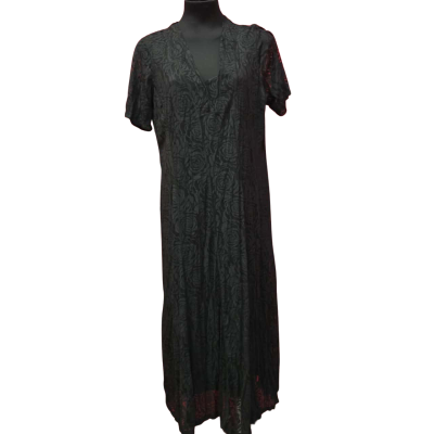  Womens "Susan Blake" Size 20 Black  Sheer Lace Dress with Underdress.