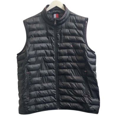 Tommy Hilfiger Mens  Size XL Thermal Insulated  Puffer Vest Jacket Black 