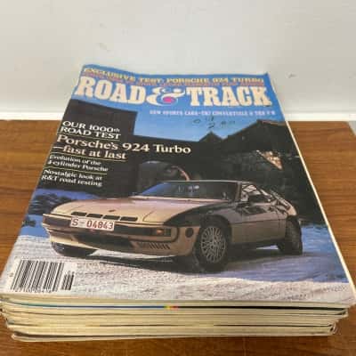 Collection of 8 x 1978-79 Road & Track magazines 