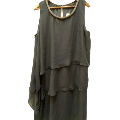 Liz Jordan Womens  Size 18 Midi Dress / Sleeveless Dress  Black  