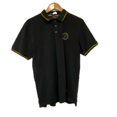 Evisu Mens  Size XL Polo Shirt Black  