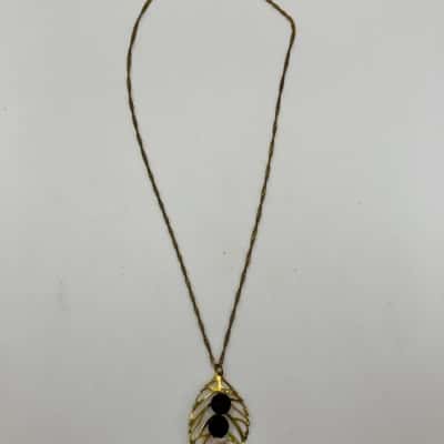  Womens Sterling Sliver (Gold Tone) Necklace 