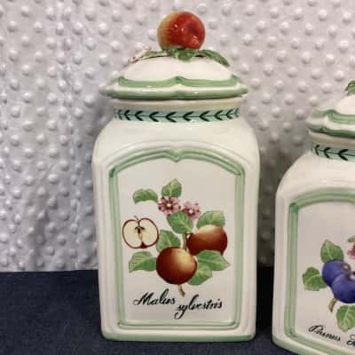 Villeroy & Boch French Garden Charm 3 Canister Set
