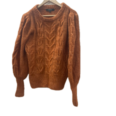Cable Melbourne Womens Jumper Size S Burnt Orange 