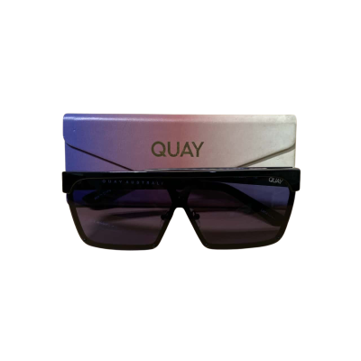 Quay X Benefit Shade Queen in Black and Smoke Sunglasses