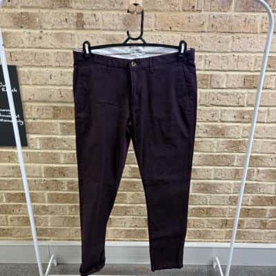 Ben Sherman Mens maroon pants Size 32 / 34 