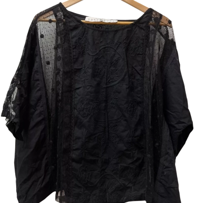  Easton Pearson Women's Size S Blouse Black  