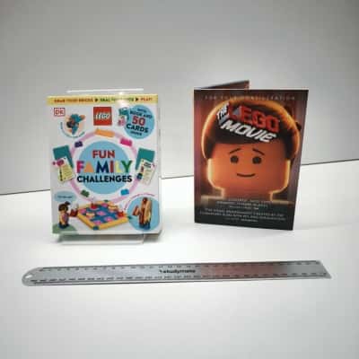 LEGO Fun Family Challenges DK Book 50 Cards Set & The LEGO Movie FYC Promo Booklet Lot