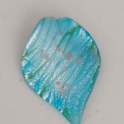 Glass Leaf Pendant