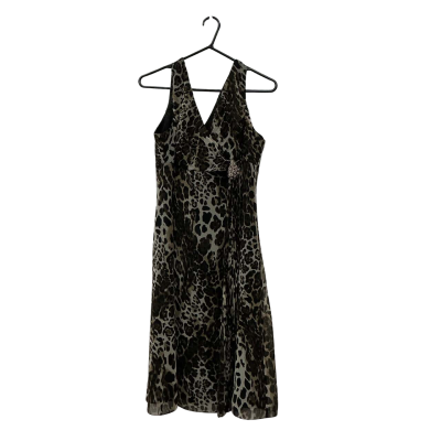  5 PM  Womens  Cocktail / Formal / Sleeveless Dress  Animal print Size 14 