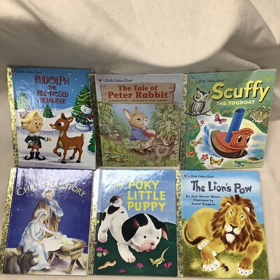 *Reduced* Little Golden Books x 6