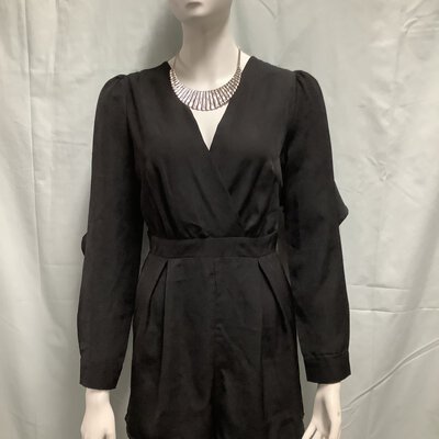 *Reduced* Who I Am, Womens Playsuit, 10, Black