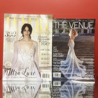 2X WEDDING MAGAZINES : LUXURY WEDDINGS + THE VENUE