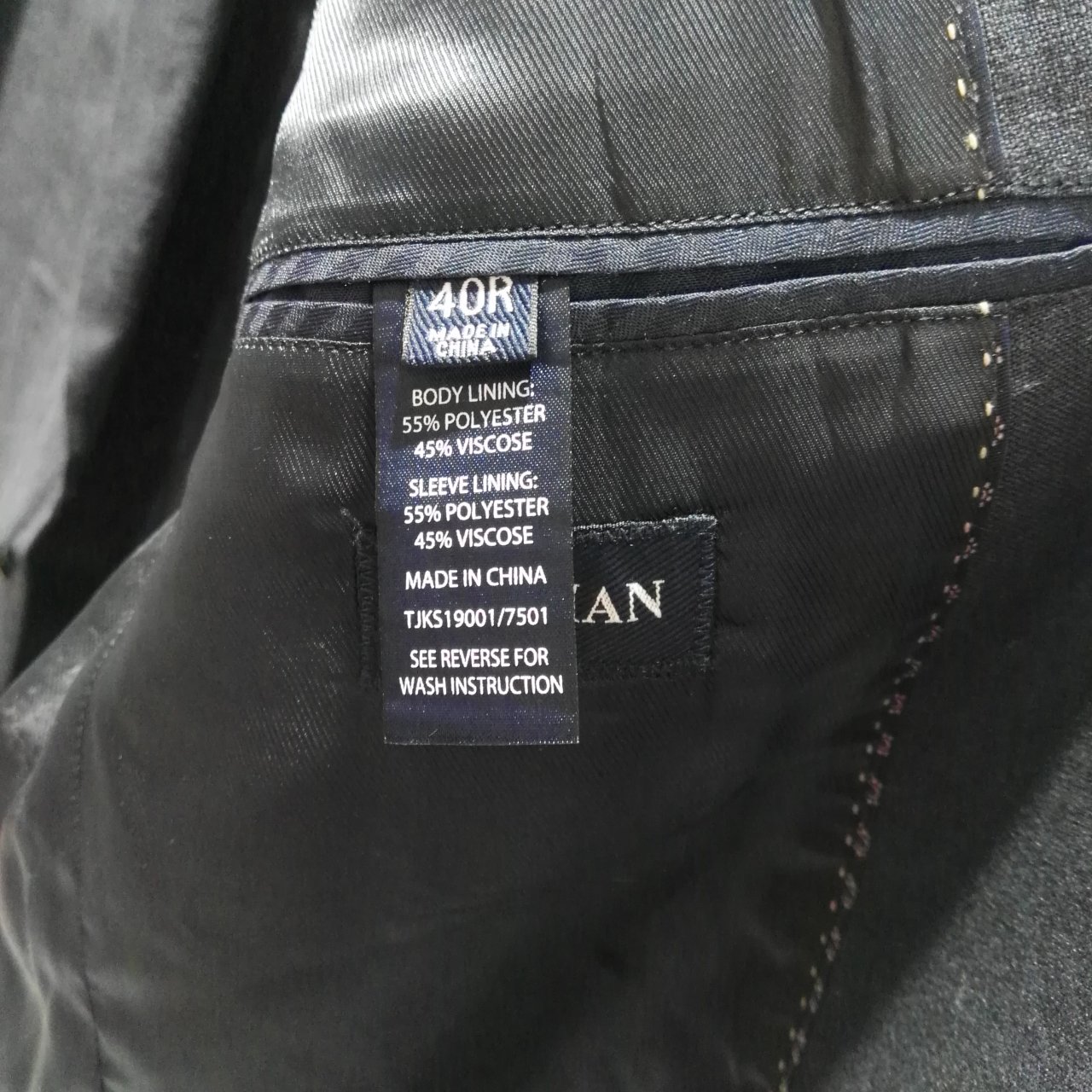 BNWT GAZMAN Mens Suit Jacket Grey Size 40 linen(s)