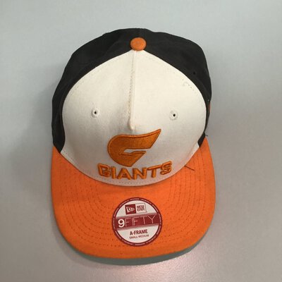 *CLEARANCE SALE* Giants Official AFL Men Cap One Size Fits All ,White,Grey,Orange